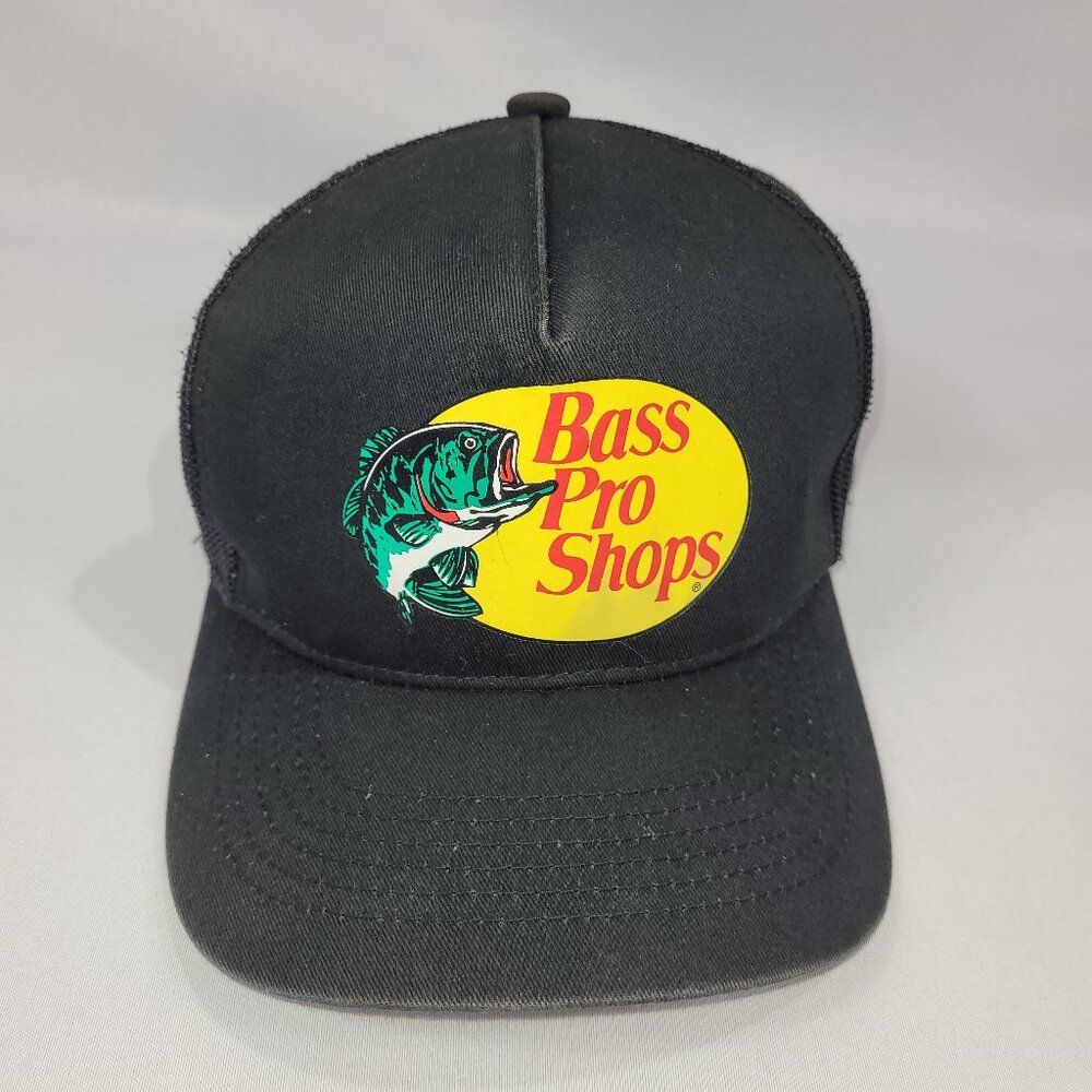 Bass Pro Shops Fishing Snapback Mesh Back Hat Truckers Cap